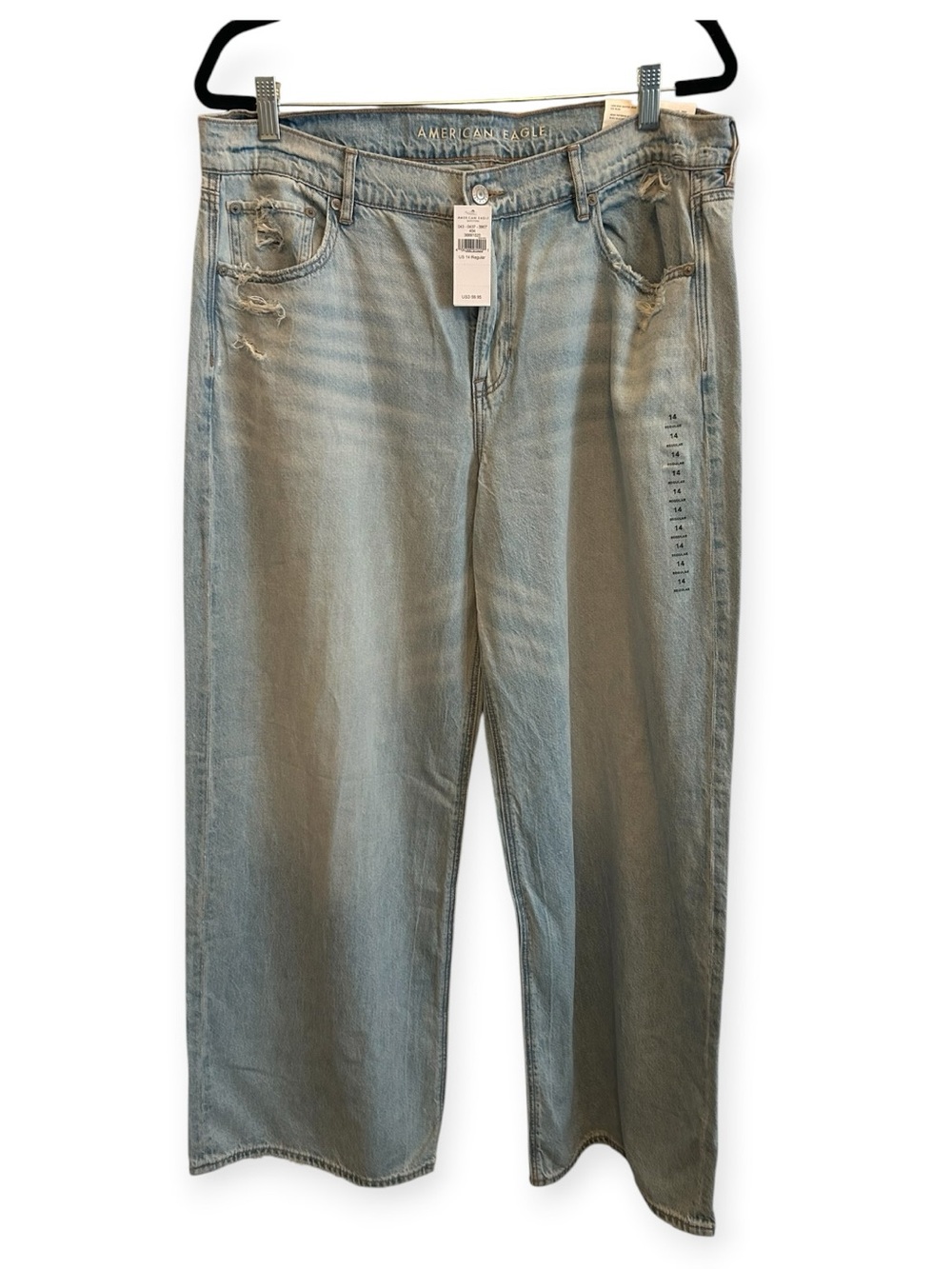 NWT American Eagle Low Rise Skater Jeans Size 14